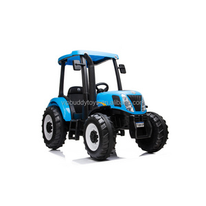 VIP BUDDY New Cool Design Licensed HOLLAND T7 24V Battery Electric Toys Kids Ride on Tractor