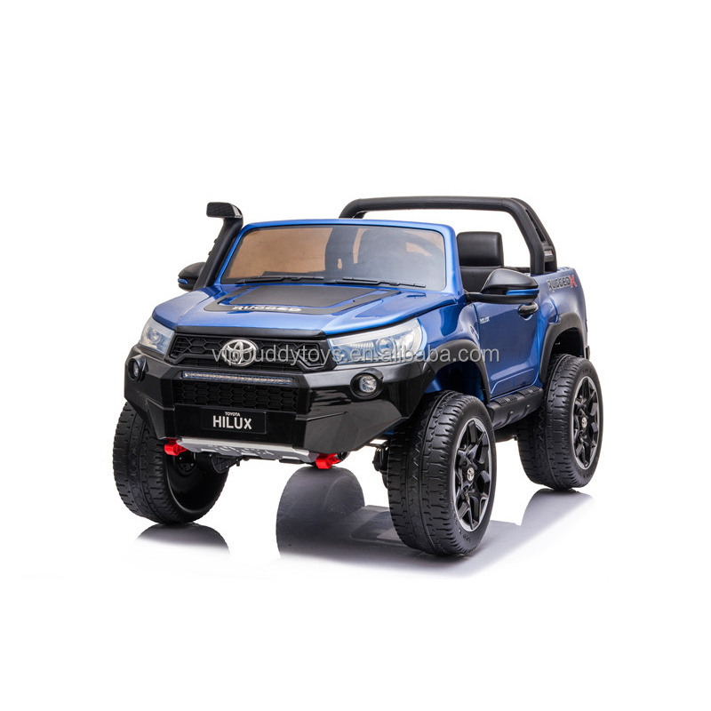 New Model Baby 12V Remote Control Car For Kids Ride On Car Licensed Pickup Truck Toyota Hilux Toy Car