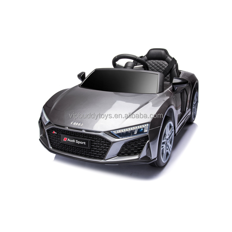 VIP BUDDY 2021 New Licensed AUDI R8 Spyder 2.4G Remote Control Battery Powered Ride on Car for Kids