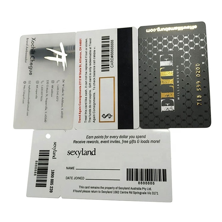 maker promotion custom cr80 30mil thick vip loyalty plastic white pvc id membership gift printing business card