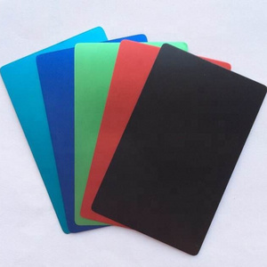 High quality anti - oxidation black /silver /blue black aluminum card metal business cards