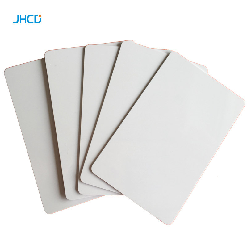 Custom 13.56mhz Thermal print Inkjet printable F08 chip nfc 213 215 216 chip matte white Blank Pvc Plastic nfc card