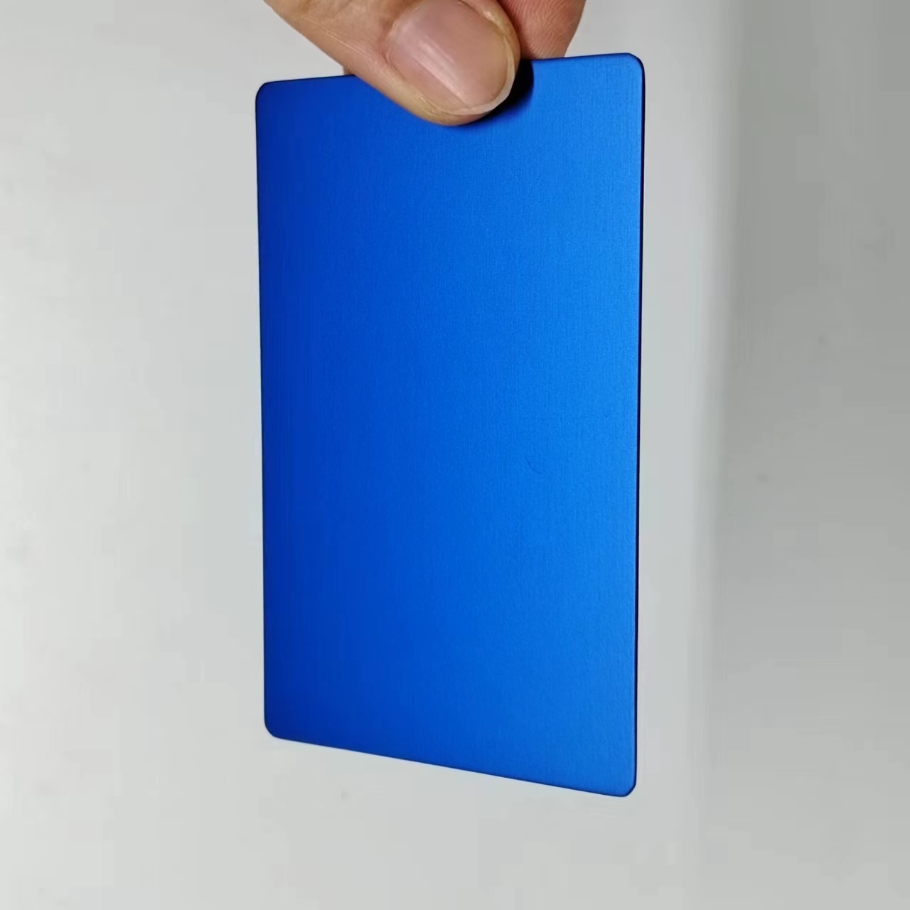 High Quality Wholesale Standard Anodized Aluminum Blank Metal Business Card 0.5mm 0.8mm laser engraving