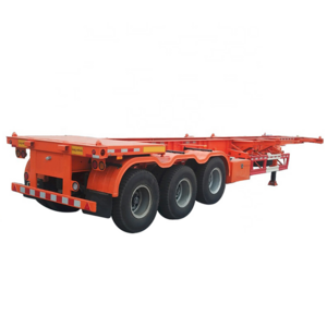 China Good Quality Price Sale Frame Chassis 40 Foot Container Skeleton Semi-trailer