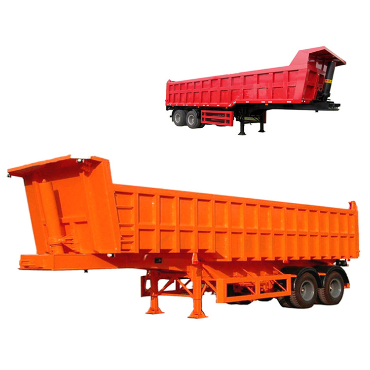 3 Axle 4 Axle 35/40 Cbm hydraulic Tipper Trailer 60 Tons Dump Semi Trailer Dumper For Sale