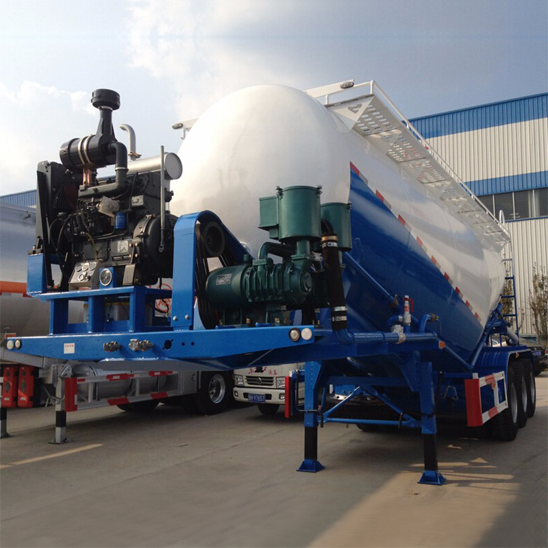 Wholesale Hot Sale 28 Ton 60 Ton 3 Axle Bulk Cement Trailer Cement Bulker for Sale