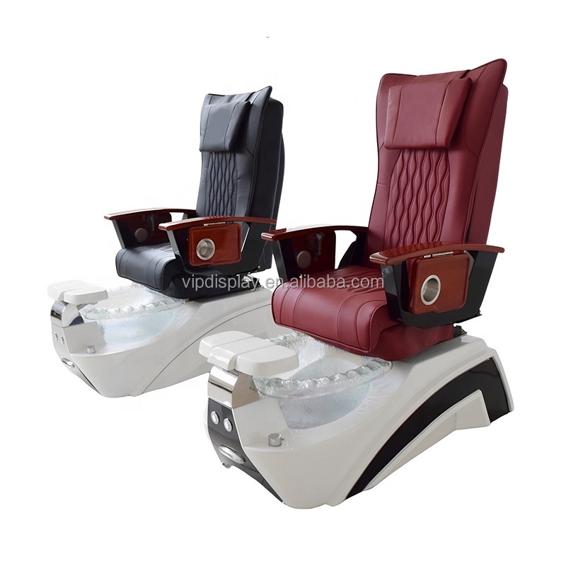 Hot Sale Luxury Black Head Therapy Nail Pedicure Foot Bath Massage Chair Sofa with Massage Derainage