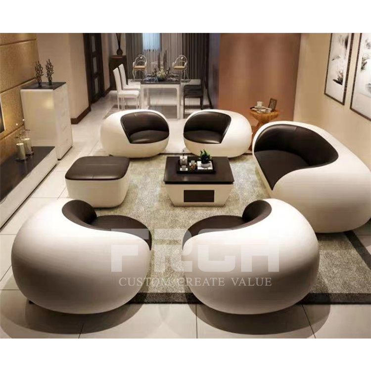 5 person office sofa set for waiting room modern office design sofa tea table combination meeting booth