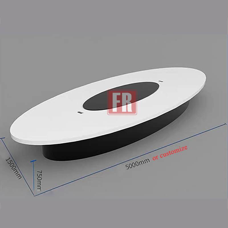 Modern high quality oval shape meeting table conference table customized conference room furniture table