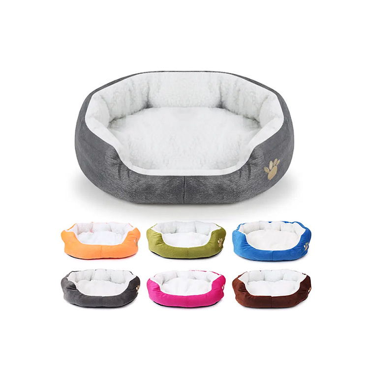 Brazil popular cama para perros Wholesale High quality Warm Pet House Cushion Soft Dog Cat Bed