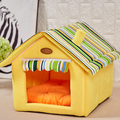 Wholesale OEM Travel portable Kennel Washable Foldable Luxury Indoor Pet House For Dogs and Cats