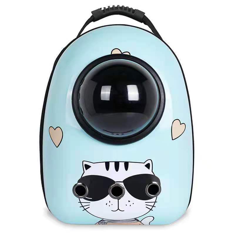 High Quality Breathable Space Capsule Bubble Travel Pet Carriers Bag Cartoon Dog Cat Carrier Pet Backpack