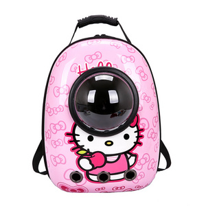 High Quality Breathable Space Capsule Bubble Travel Pet Carriers Bag Cartoon Dog Cat Carrier Pet Backpack