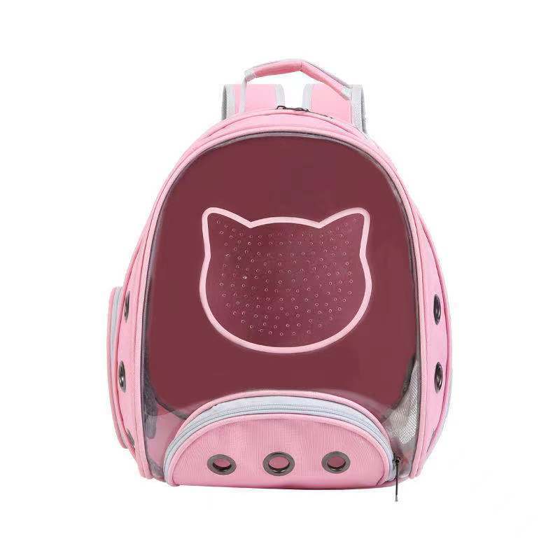 New design Outdoor Pet Transparent Carrier Bag 360 Panorama Cat And Dog Travel Hiking Bag Carrier Backpack