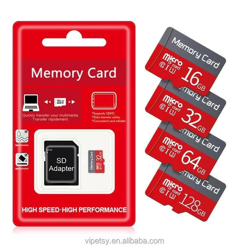 Factory Price Memory card Sd Card 2GB 4GB 8GB 16GB 32GB 64GB 128GB 516GB TF Card for mobile phone camera