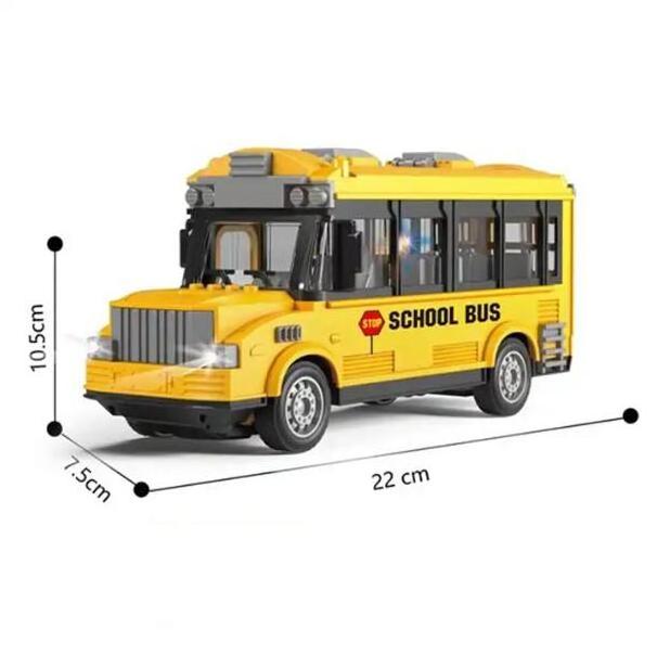 Cheap 1:30 Scale Door Opening Remote Control Classic School Bus Vehicle 4 Channels Rc Car Toy With Light