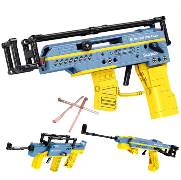 Diy Assembly Weapon Toys Transform Pistol Gun Building Block Brick Set Military Shooting Usp Model For Boy Gift