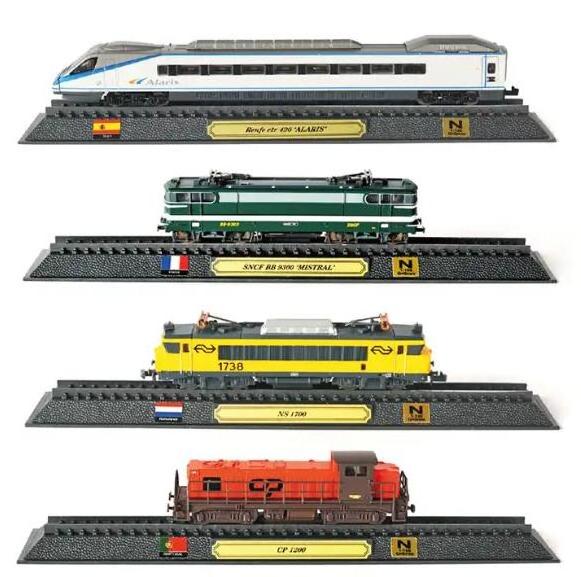 Luxury Collection Hobby Retro N-Type 1:160 Scale Reality Mini Classic Railway Train Model Toys Set For Decoration