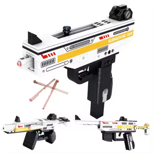 Diy Assembly Weapon Toys Transform Pistol Gun Building Block Brick Set Military Shooting Usp Model For Boy Gift