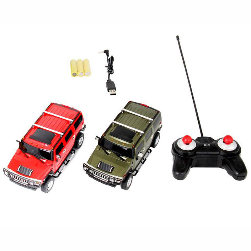 Authorized Licence 1:24 &1:14 Simulation Steering Wheel Remote Control Hummer H2 Gravity Sensing Rc Car Models Toys For Kid