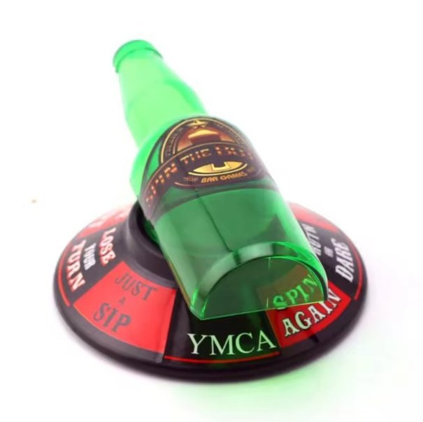 Popular Turntable Toys Spin Bottle Bar Entertainment Roulette Drinking Fun Party Game For Adult