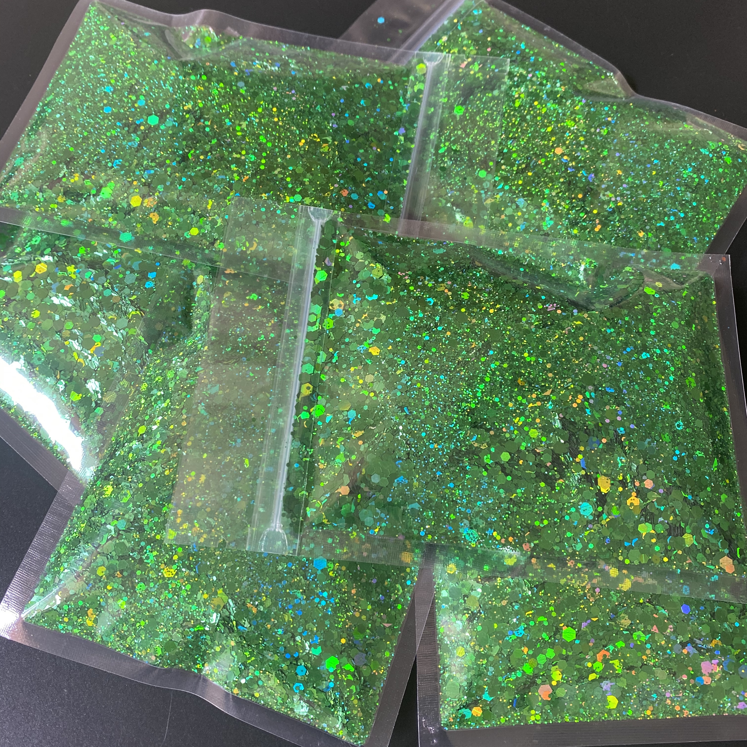 Bulk Craft Glitter Chunky 2 OZ Rainbow Holographic Glitter for Snow Globe Tumbler