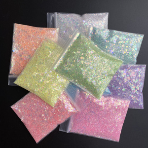 20g/Bag Fast Shipping Bright Glitter Sequins Iridescent Chunky Craft Glitter For Nails Epoxy Resin