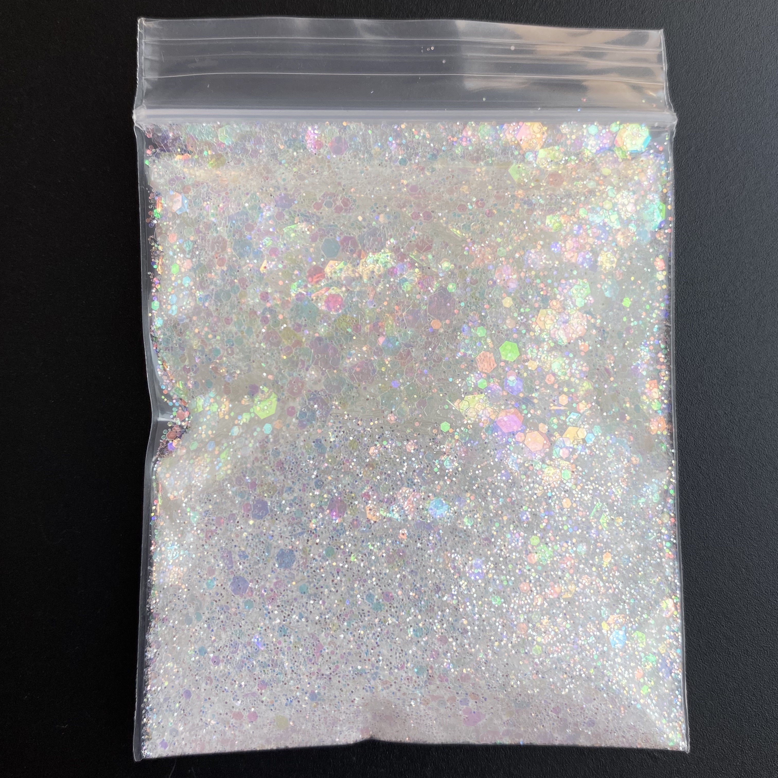 20g/Bag Fast Shipping Bright Glitter Sequins Iridescent Chunky Craft Glitter For Nails Epoxy Resin