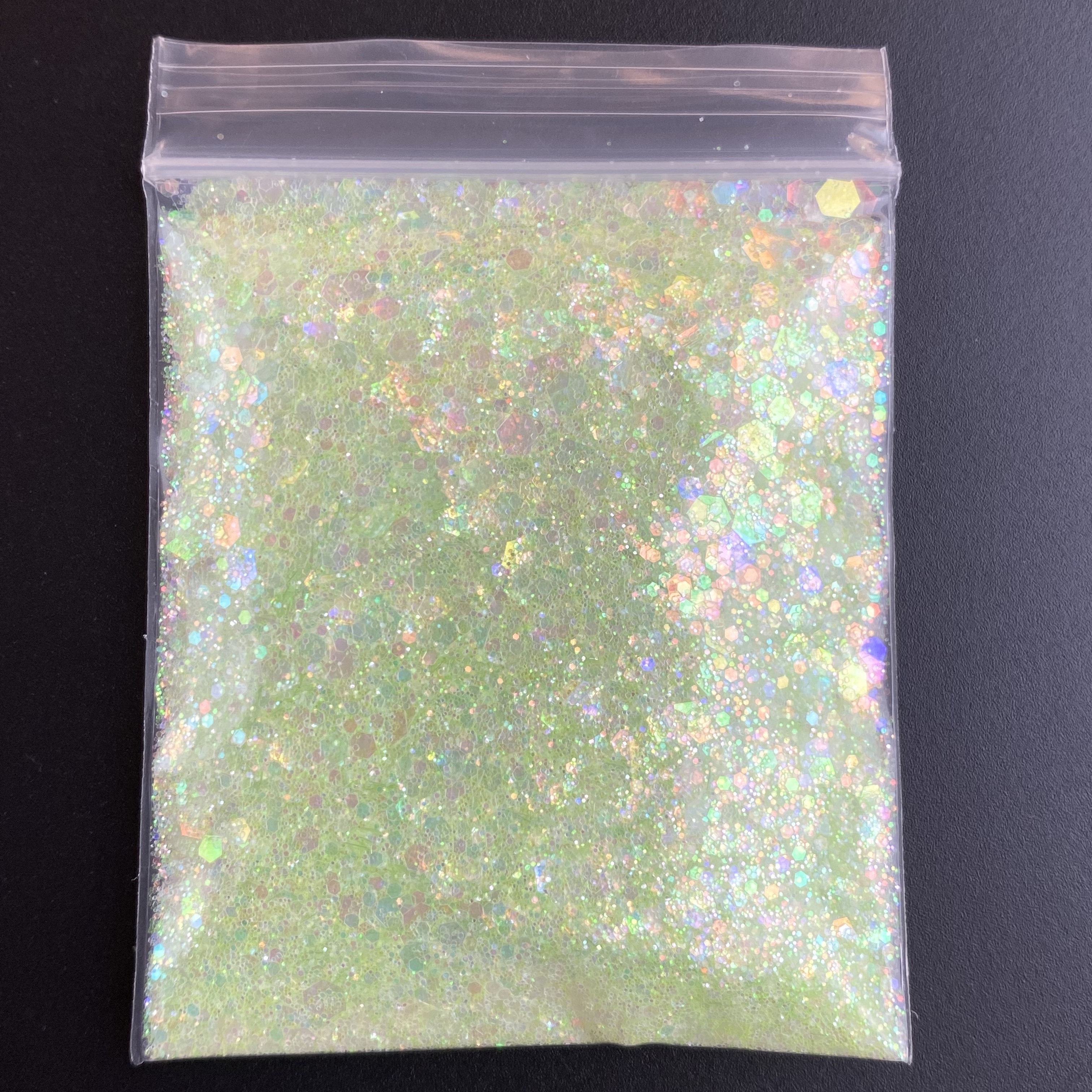 20g/Bag Fast Shipping Bright Glitter Sequins Iridescent Chunky Craft Glitter For Nails Epoxy Resin