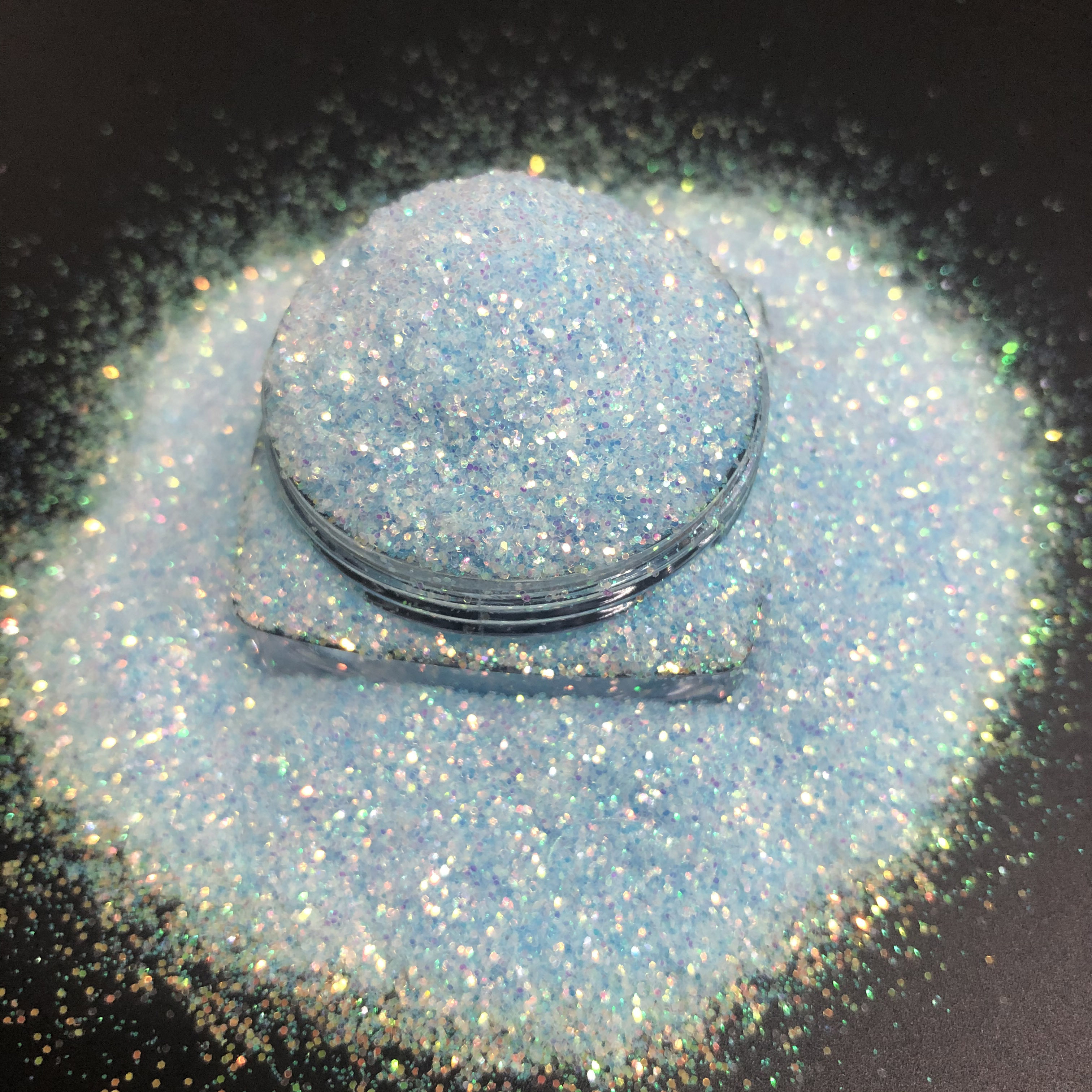 Wholesale Solvent Resistant Face Glitter Makeup Acrylic Glitter Powder Nail Body Extra Fine Glitter