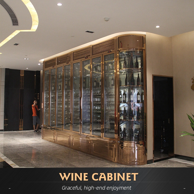 decorative wine refrigerators stainless steel built in shelf dual zone custom wine fridge cooler cabinets