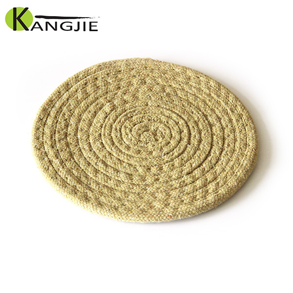 Customized Handmade Round Cheap Cotton Rope Cup Plate Coaster