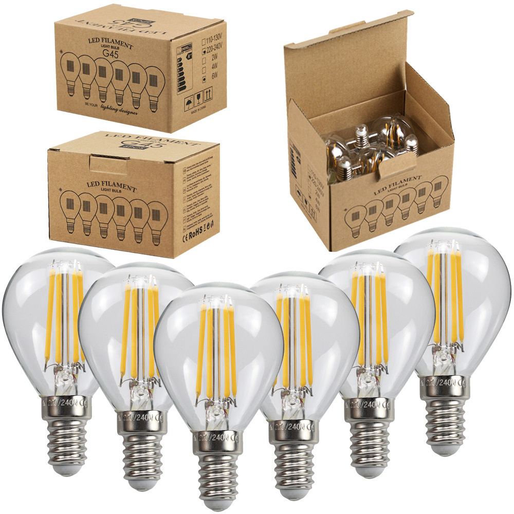 Hot Sale Edison LED Light Bulbs Clear LED Filament Bulb Warm White Vintage Mini Lighting Bulb For Home Restaurant