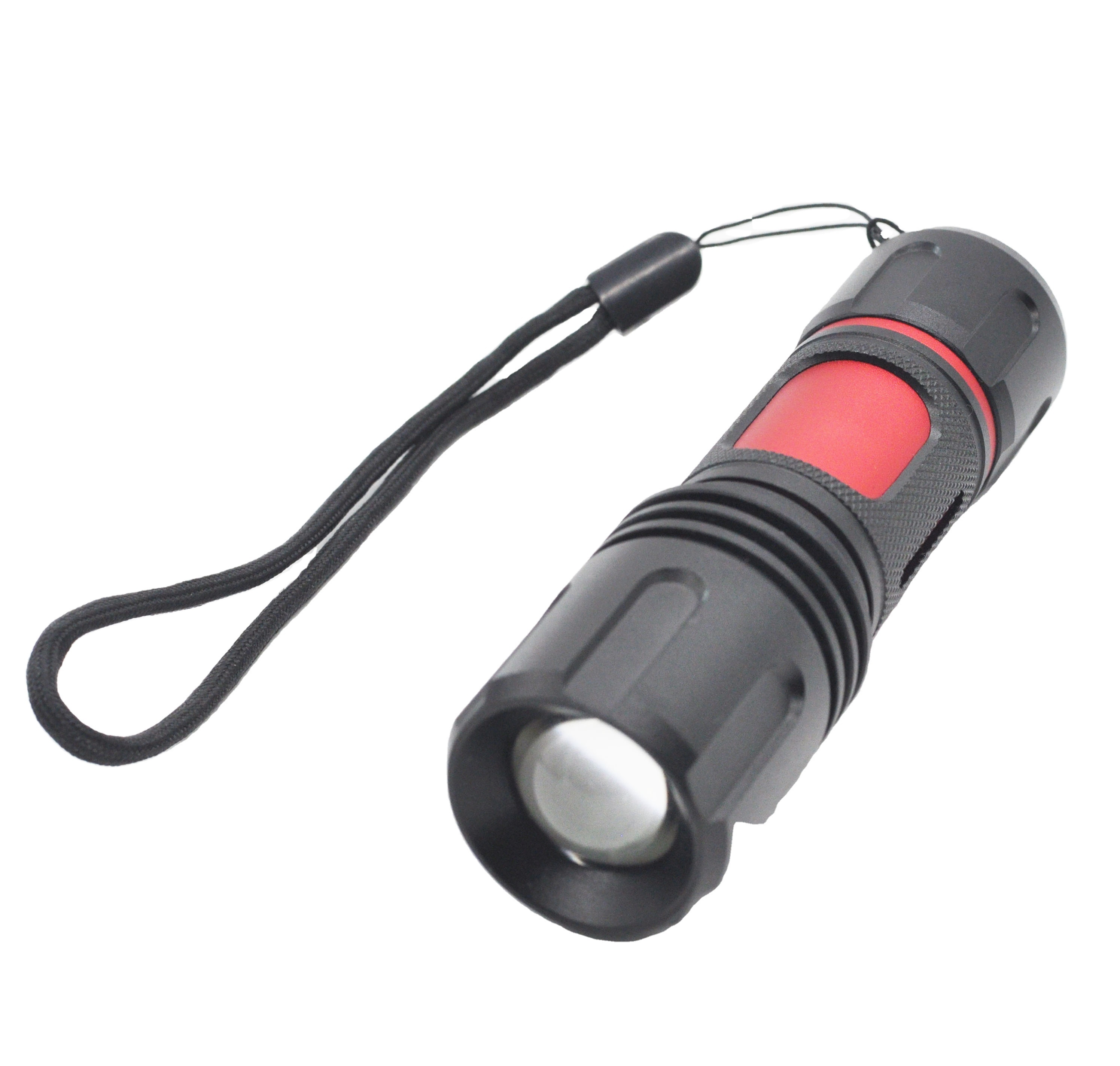 Super bright Zoomable rechargeable self defense torch light emergency light led Portable Security Tactical Flashlight