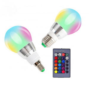 MARCH EXPO 2022 Colour Changing Light Bulb E27, Dimmable 5W E27 Edison Screw RGBW LED Light 60W