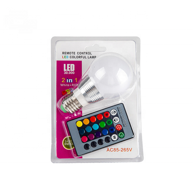 MARCH EXPO 2022 Colour Changing Light Bulb E27, Dimmable 5W E27 Edison Screw RGBW LED Light 60W