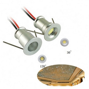 LED Spotlight 12V 1W Recessed  Mini LED Spot Light Small Ceiling Downlight Wall Spots jewelry Showcase Cabinet Lighting