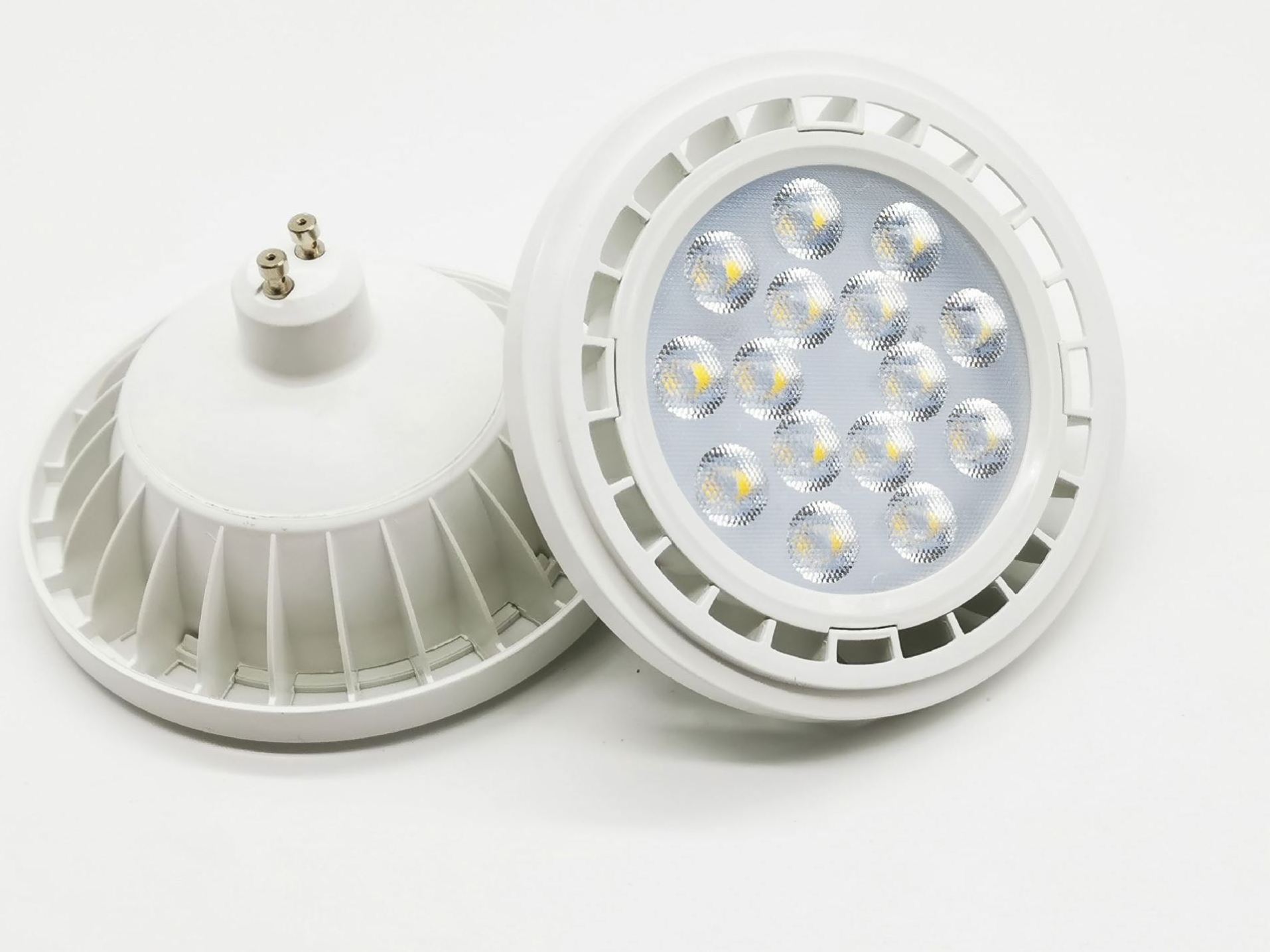 AR111  COB LED Spotlight 12W 20W Dimmable Lamp G53 GU10 Bulb QR111 ES111 40 beam angle LED AC 220V recessed ceiling light source