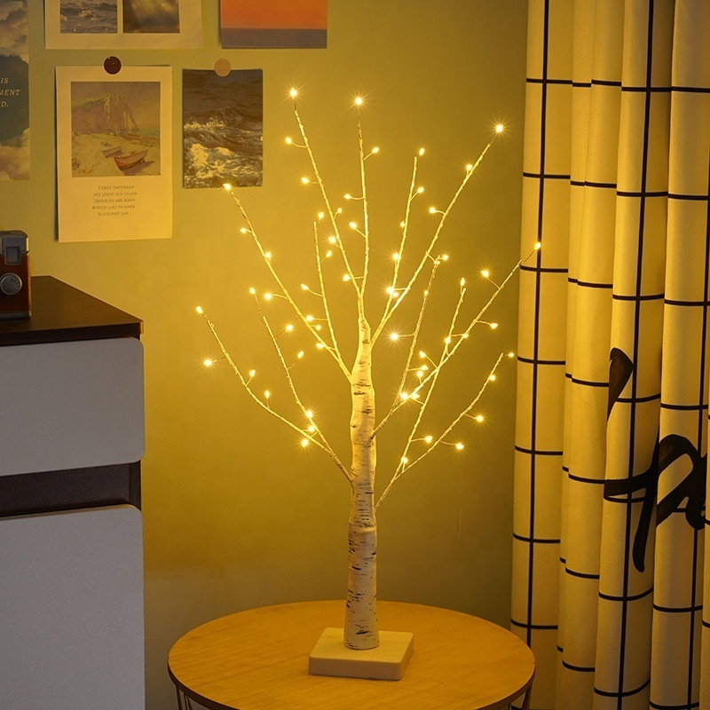 Light Up Birch Tree With 60 LED Tree Lamp Battery Operated New Twig Tree Light Shine Lighting Decoration For Christmas Wedding