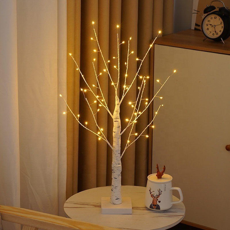 Light Up Birch Tree With 60 LED Tree Lamp Battery Operated New Twig Tree Light Shine Lighting Decoration For Christmas Wedding