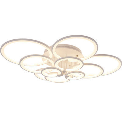 Aluminum Acrylic Modern LED Ceiling Light Ring  LED Lamp  Mount Ceiling Fixture for Living Dining Room