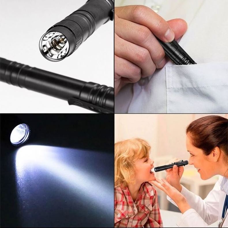 2023 Pen Doctor Lights 13cm Mini Portable LED White Light Dentist Nurse Torch Camping Hiking Adventure Out Flashlight