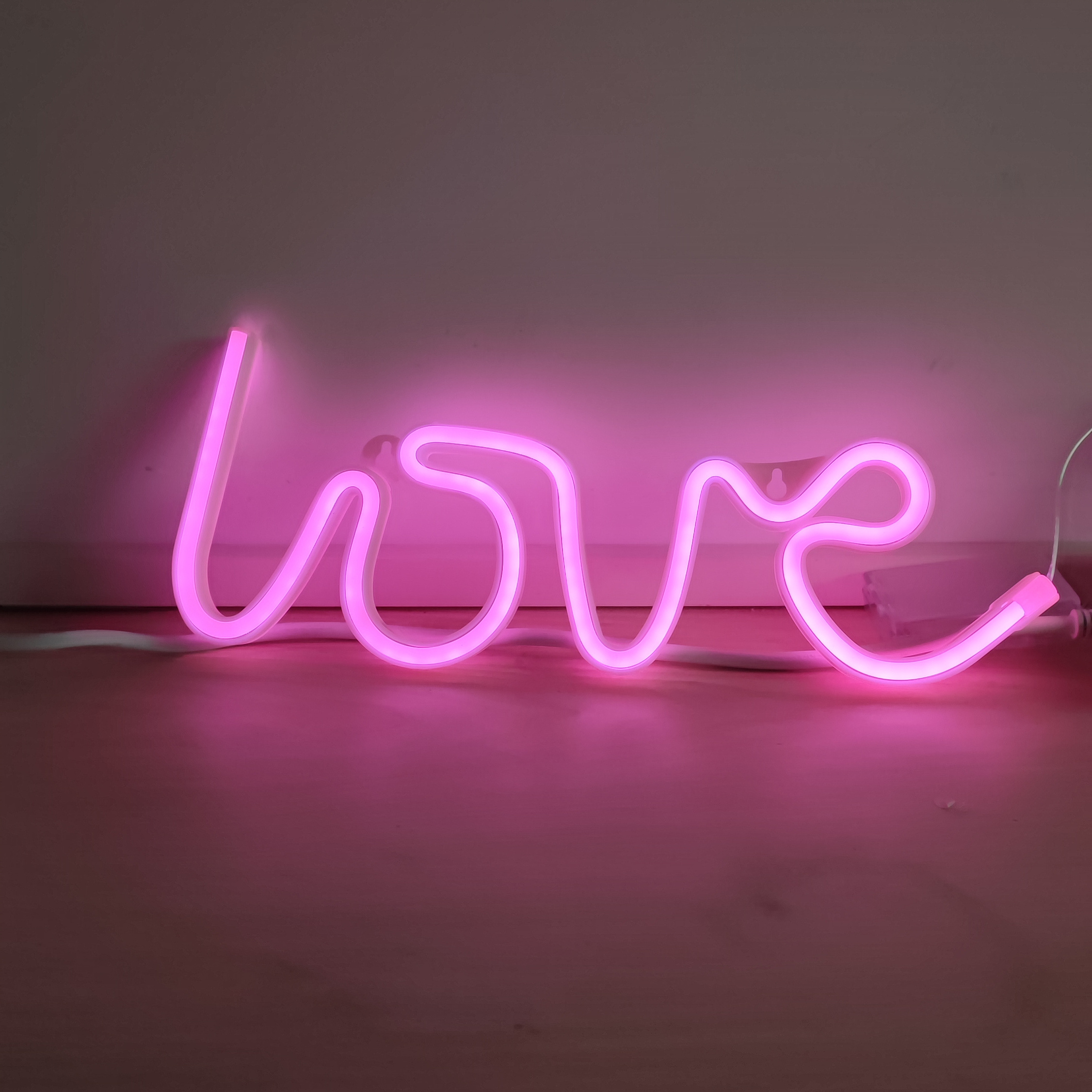 Drop Shipping Pink Neon Lights Signs Acrylic Custom Large LED Neon Sign for wall decor, bedroom, birthday party