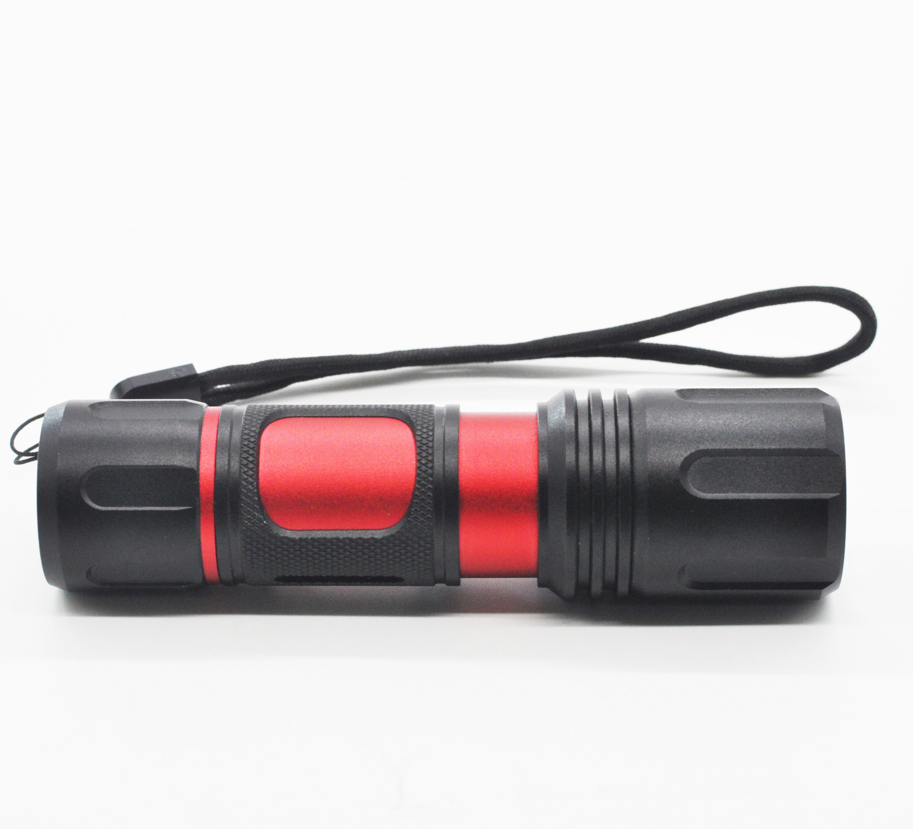 Super bright Zoomable rechargeable self defense torch light emergency light led Portable Security Tactical Flashlight