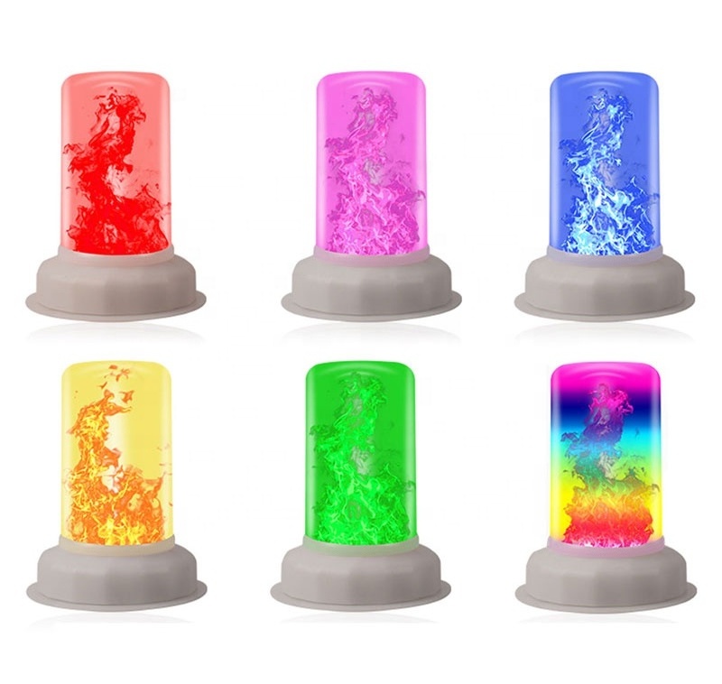 New Battery Powered LED Flame Effect Fire Light Lamp Simulated Nature Flicker Lamp