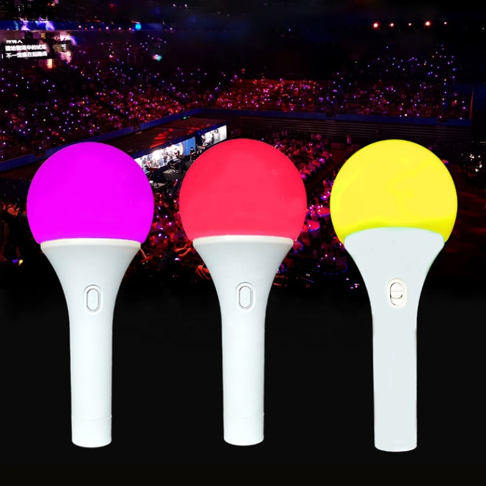 2023 New Concert Kpop LED Light Stick 15 Colors Changing Acrylic LED Glow Stick Remote Control Glowing Stick For Party Halloween