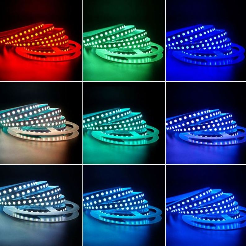 8MM 5050 led strip lights 12V RGB neon light multicolored highlight flexible soft led strip