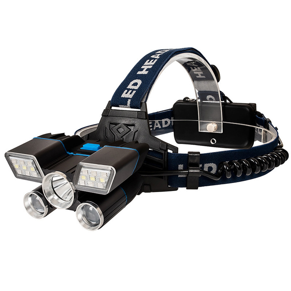 LED Headlamp Rechargeable Headlamp Flashlight Linterna Frontal LED Linterna De Cabeza For Camping Hiking Climbing