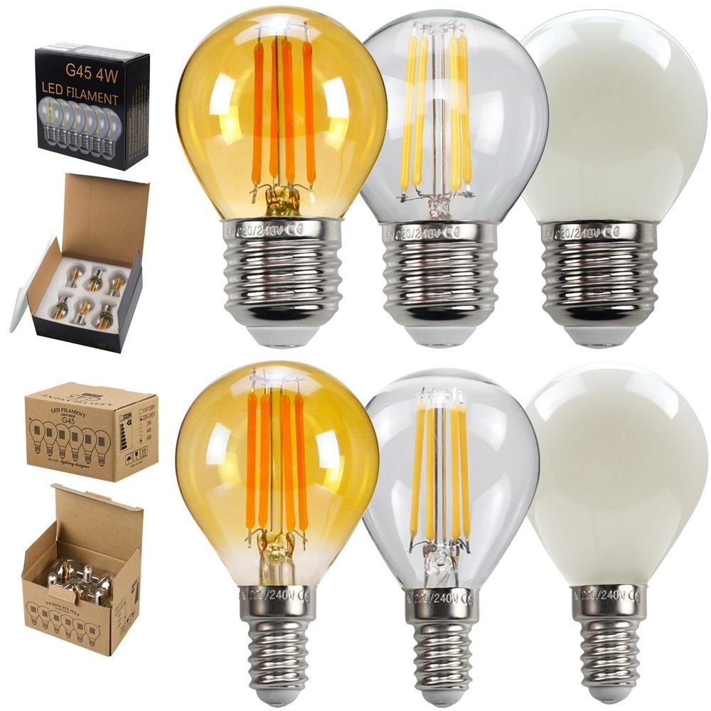 Hot Sale Edison LED Light Bulbs Clear LED Filament Bulb Warm White Vintage Mini Lighting Bulb For Home Restaurant