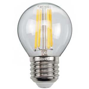 6 Pack G45 LED Edison Bulb E27 E14 Incandescent Light Bulbs Amber Glass LED Filament Bulb Indoor Decoration For Home Shop Cafes